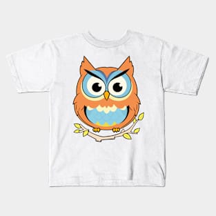 Kawaii Little Owl Kids T-Shirt